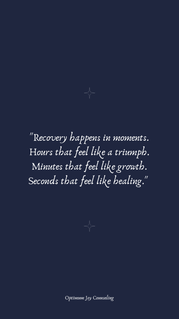 Eating disorder recovery quote about growth and healing