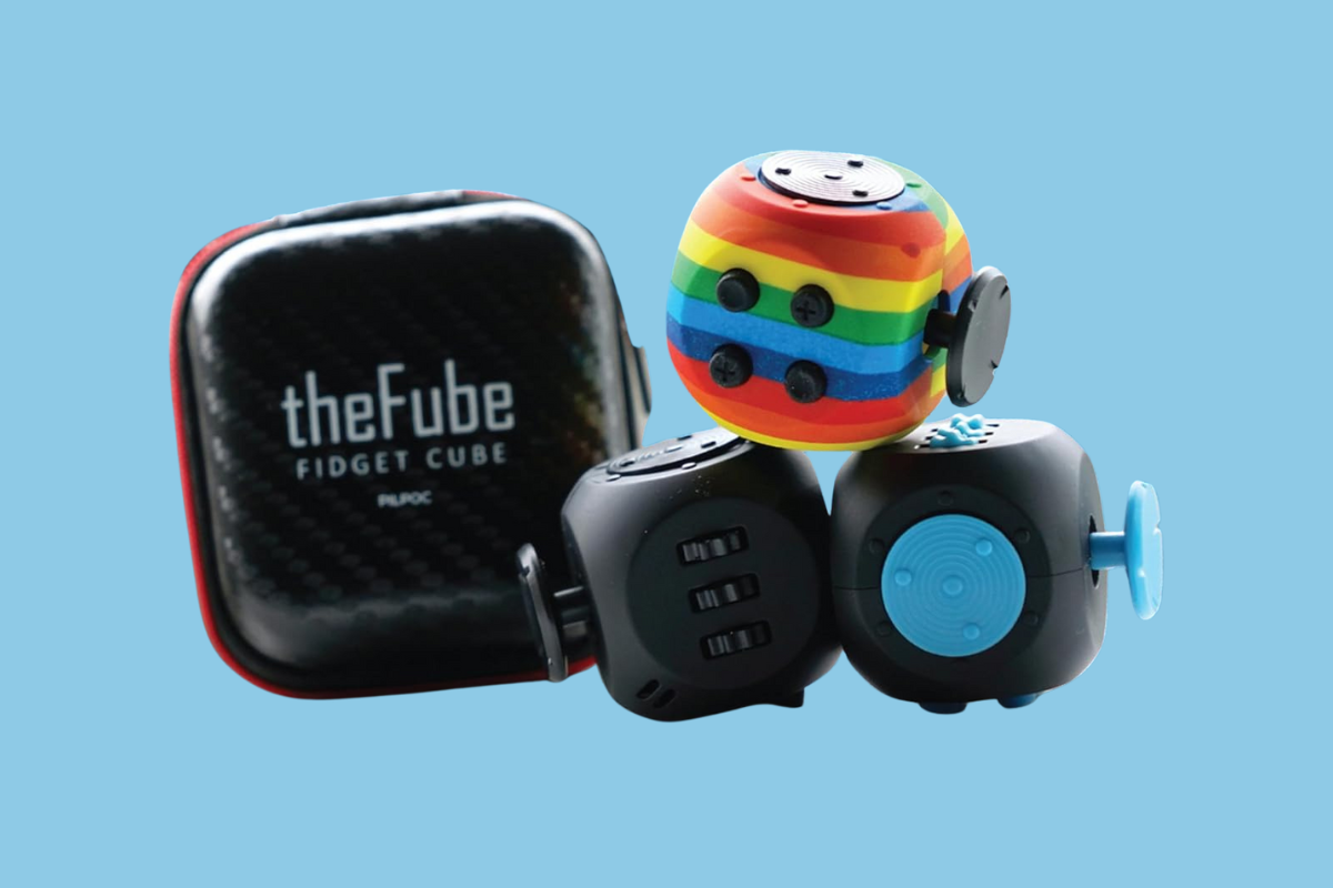 Fidget cube for adults – multiple sensory options in one tool for focus, stress relief, and restless hands