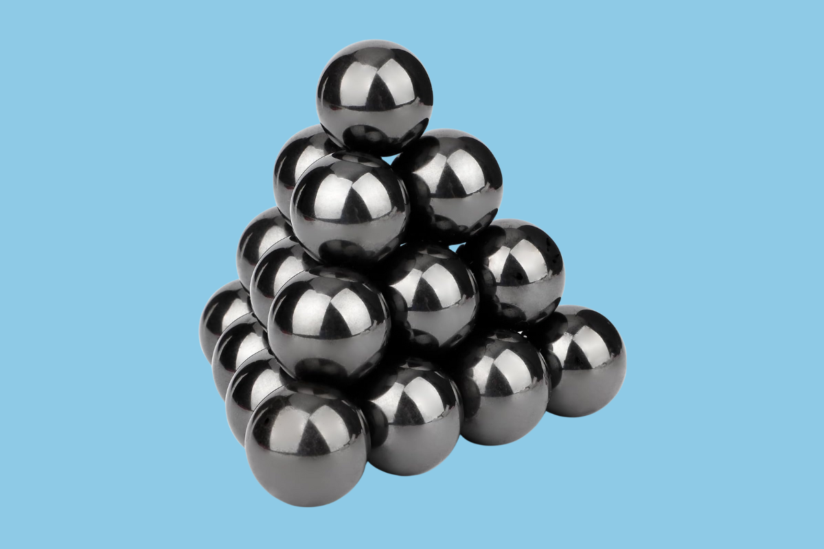 Magnetic stones fidget toy for adults – smooth hematite magnets for stress relief and creative play