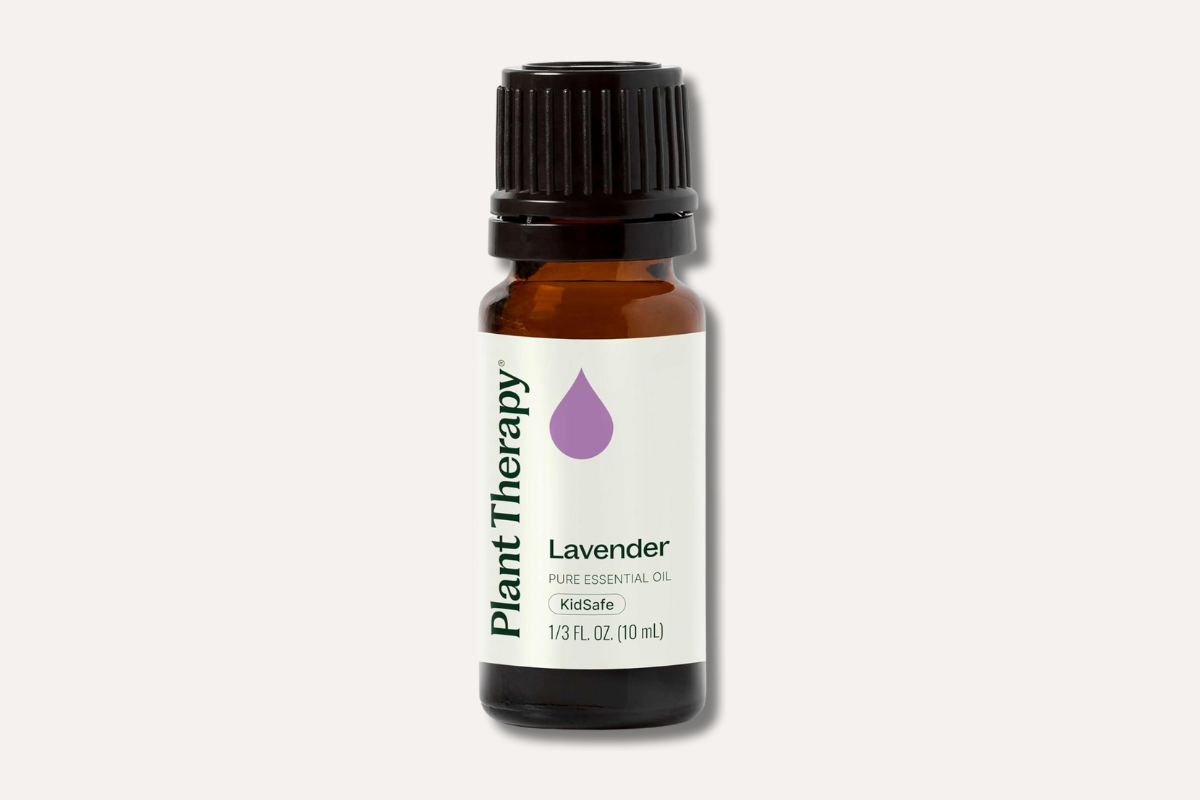 Plant Therapy Lavender essential oil for OCD and anxiety, KidSafe calming oil in amber glass bottle