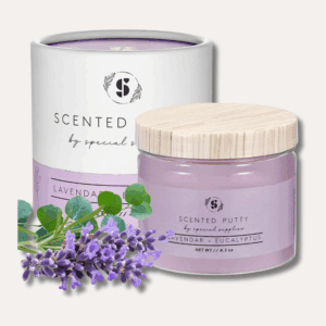 lavender eucalyptus scented therapy putty for calming aromatherapy and stress relief